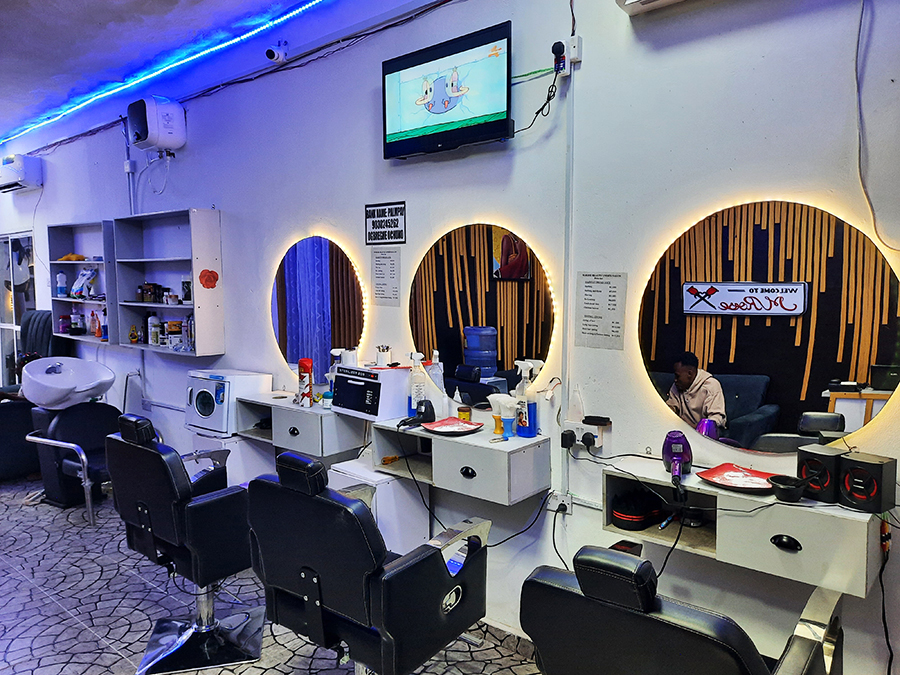 M-Rose Unisex Salon & Spa interior