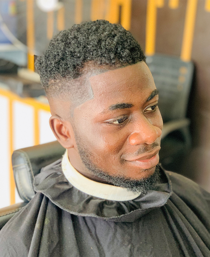 Mens haircut by M-rose Salon